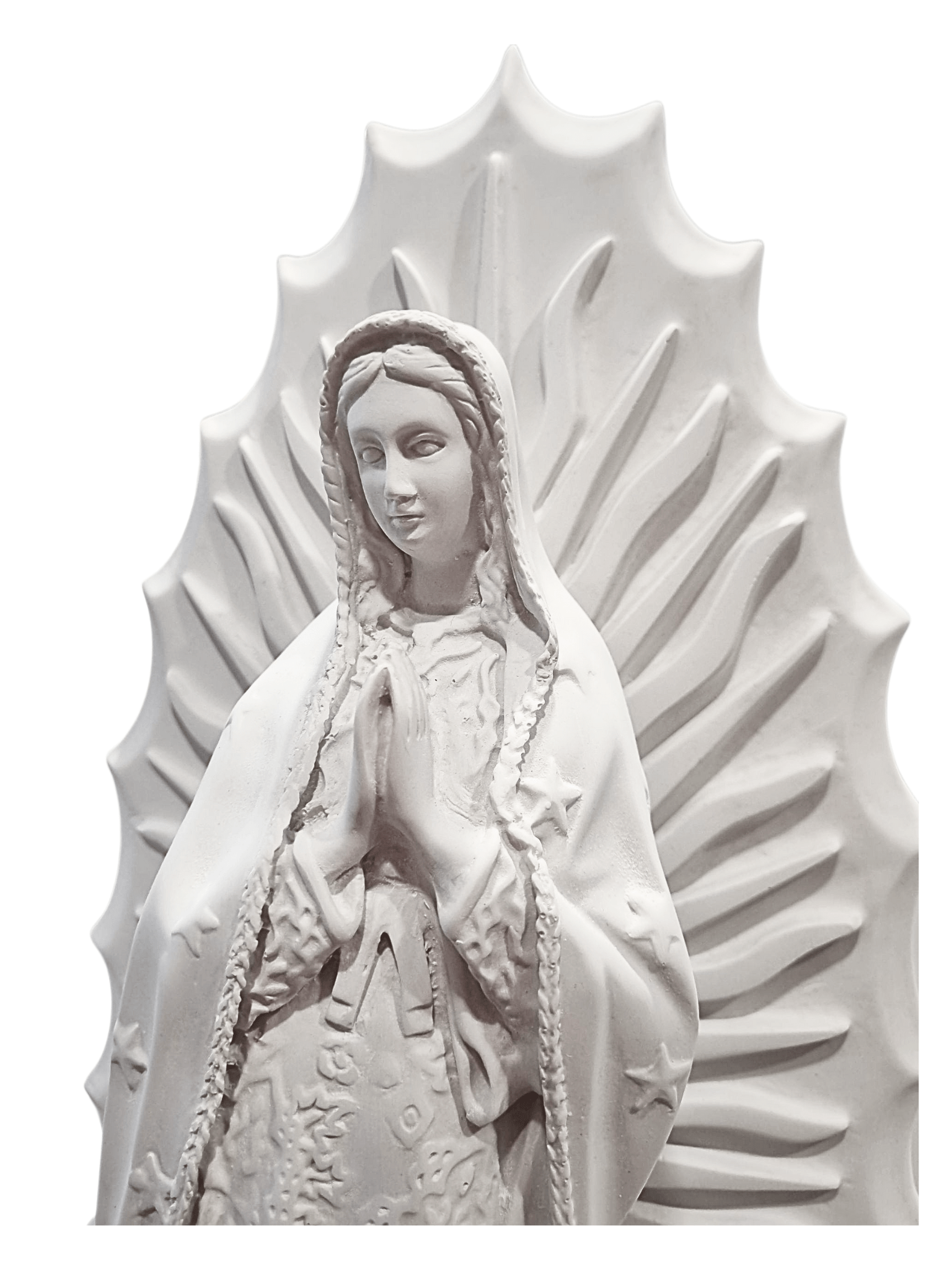 Imagem de Nossa Senhora de Guadalupe em Pó de Mármore 50 cm-TerraCotta Arte Sacra