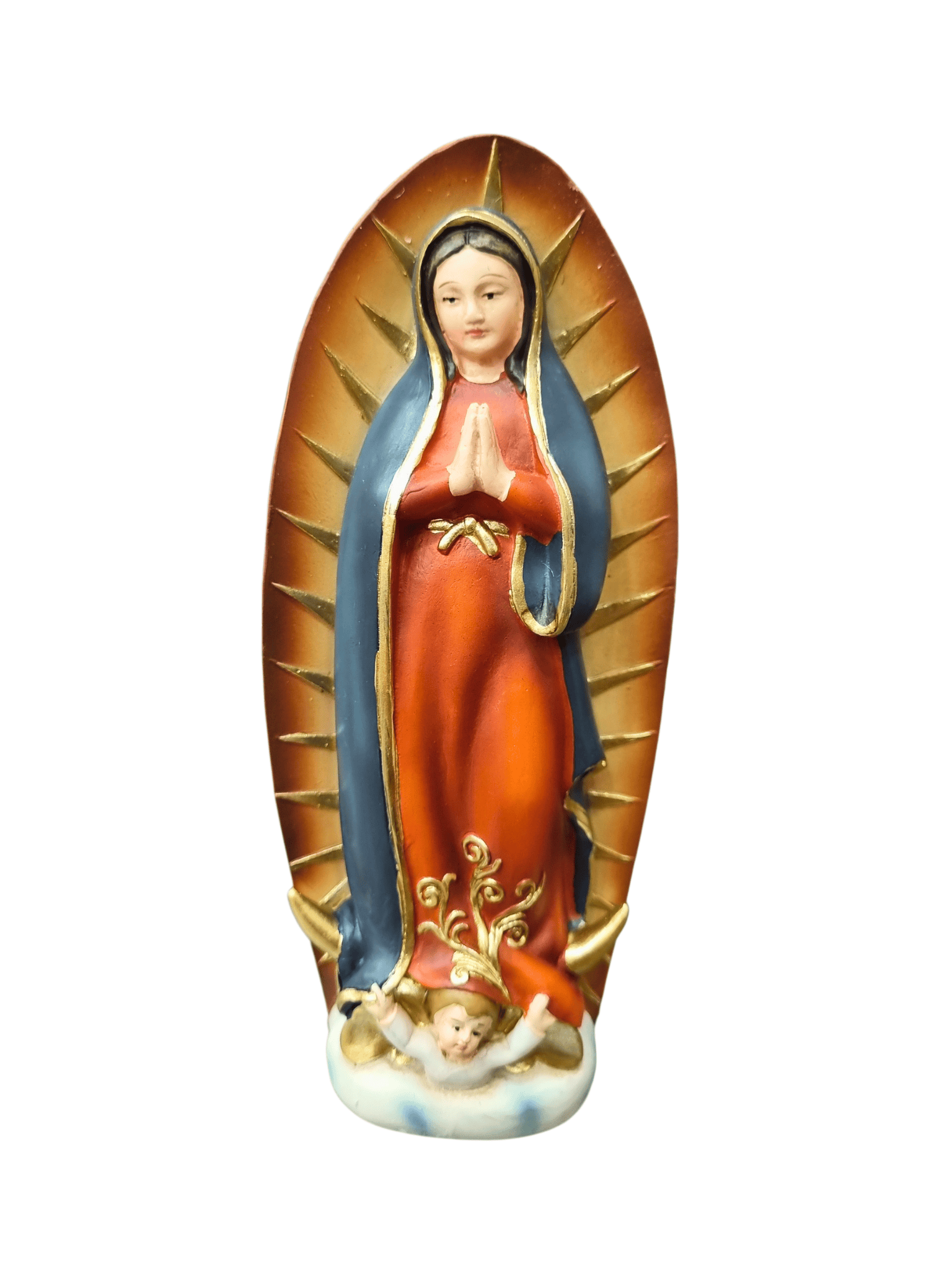 Imagem de Nossa Senhora de Guadalupe em Resina 17 cm-TerraCotta Arte Sacra