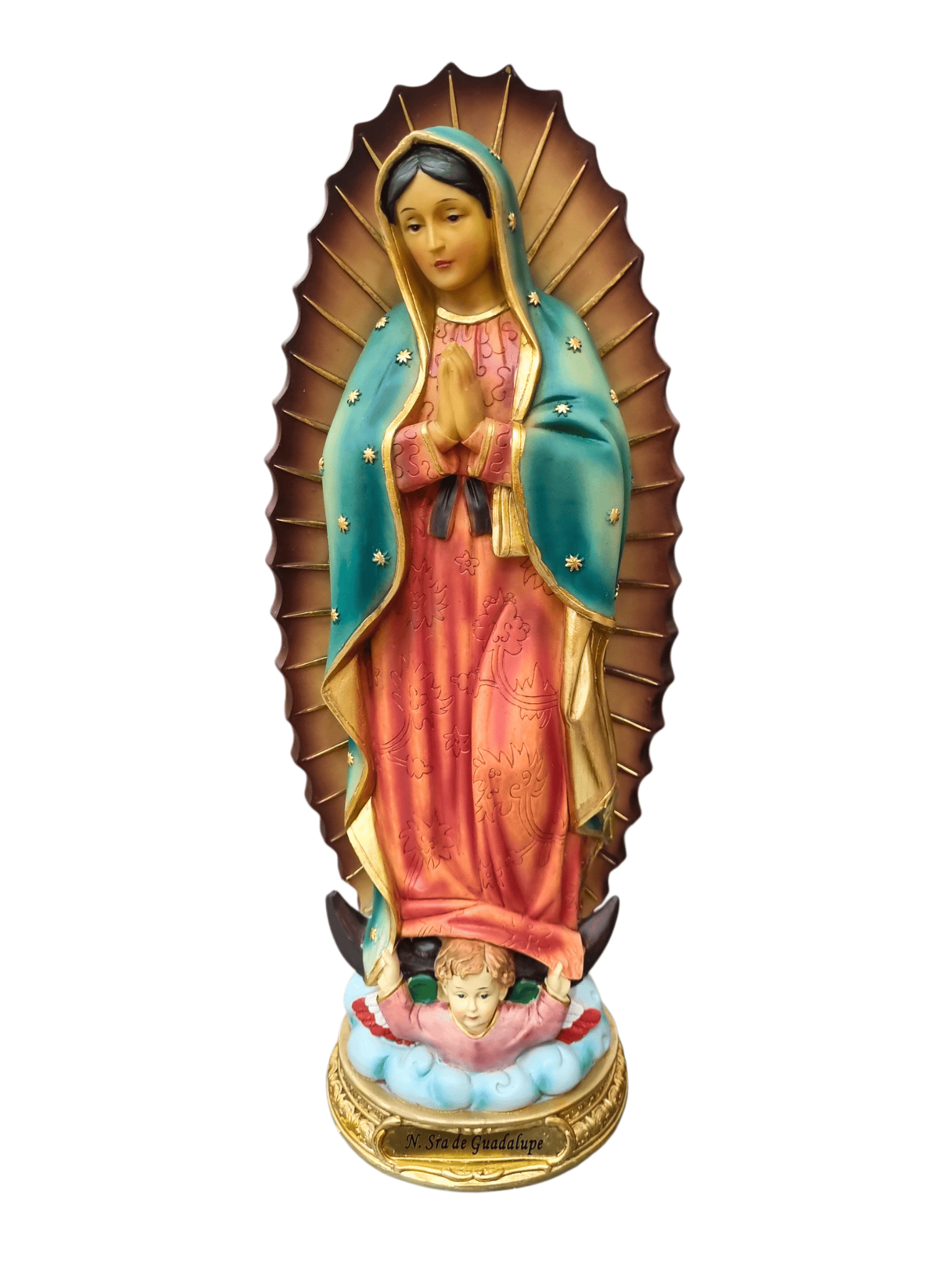 Imagem de Nossa Senhora de Guadalupe em Resina 30 cm-TerraCotta Arte Sacra