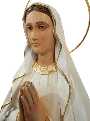 Imagem de Nossa Senhora de Lourdes Pó de Mármore 60 cm-TerraCotta Arte Sacra