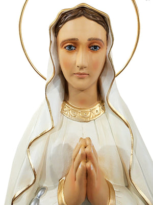 Imagem de Nossa Senhora de Lourdes Pó de Mármore 60 cm-TerraCotta Arte Sacra