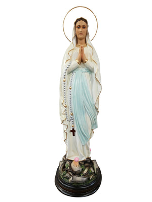Imagem de Nossa Senhora de Lourdes Pó de Mármore 60 cm-TerraCotta Arte Sacra