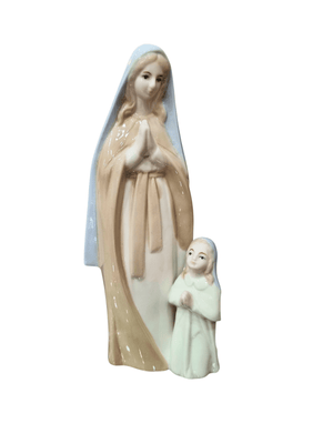 Imagem de Nossa Senhora de Lourdes em Porcelana 20 cm-TerraCotta Arte Sacra