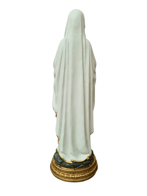Imagem de Nossa Senhora de Lourdes em Resina 30 cm-TerraCotta Arte Sacra