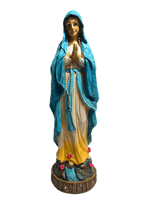 Imagem de Nossa Senhora de Lourdes em Resina 30 cm-TerraCotta Arte Sacra
