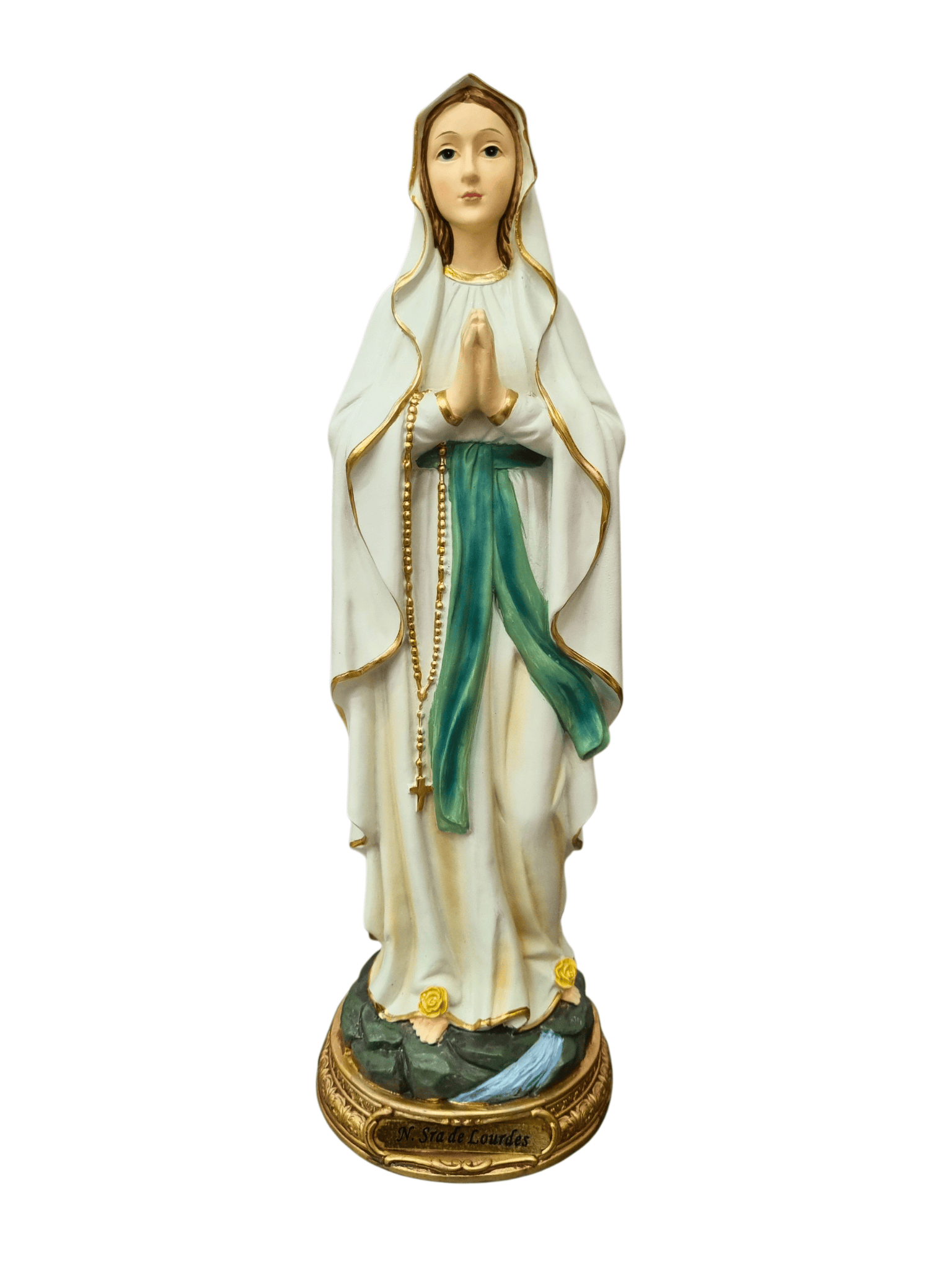 Imagem de Nossa Senhora de Lourdes em Resina 30 cm-TerraCotta Arte Sacra