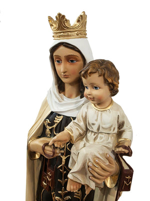 Imagem de Nossa Senhora do Carmo Pó de Mármore 60 cm-TerraCotta Arte Sacra