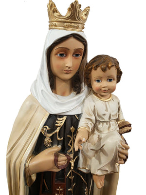 Imagem de Nossa Senhora do Carmo Pó de Mármore 60 cm-TerraCotta Arte Sacra