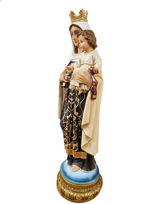 Imagem de Nossa Senhora do Carmo Pó de Mármore 60 cm-TerraCotta Arte Sacra
