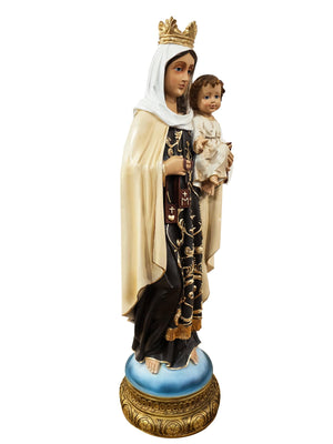 Imagem de Nossa Senhora do Carmo Pó de Mármore 60 cm-TerraCotta Arte Sacra