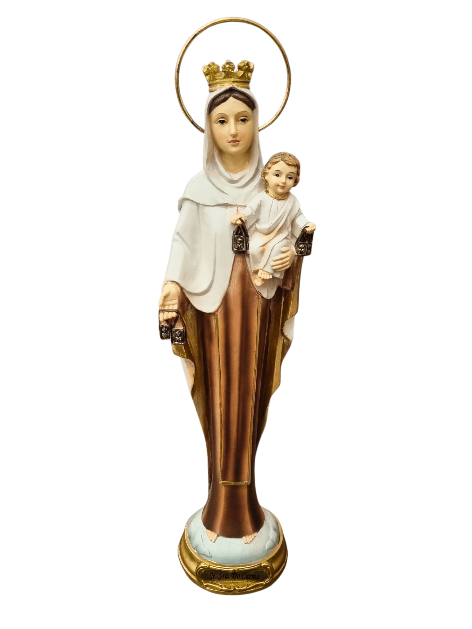 Imagem de Nossa Senhora do Carmo em Resina 30 cm-TerraCotta Arte Sacra