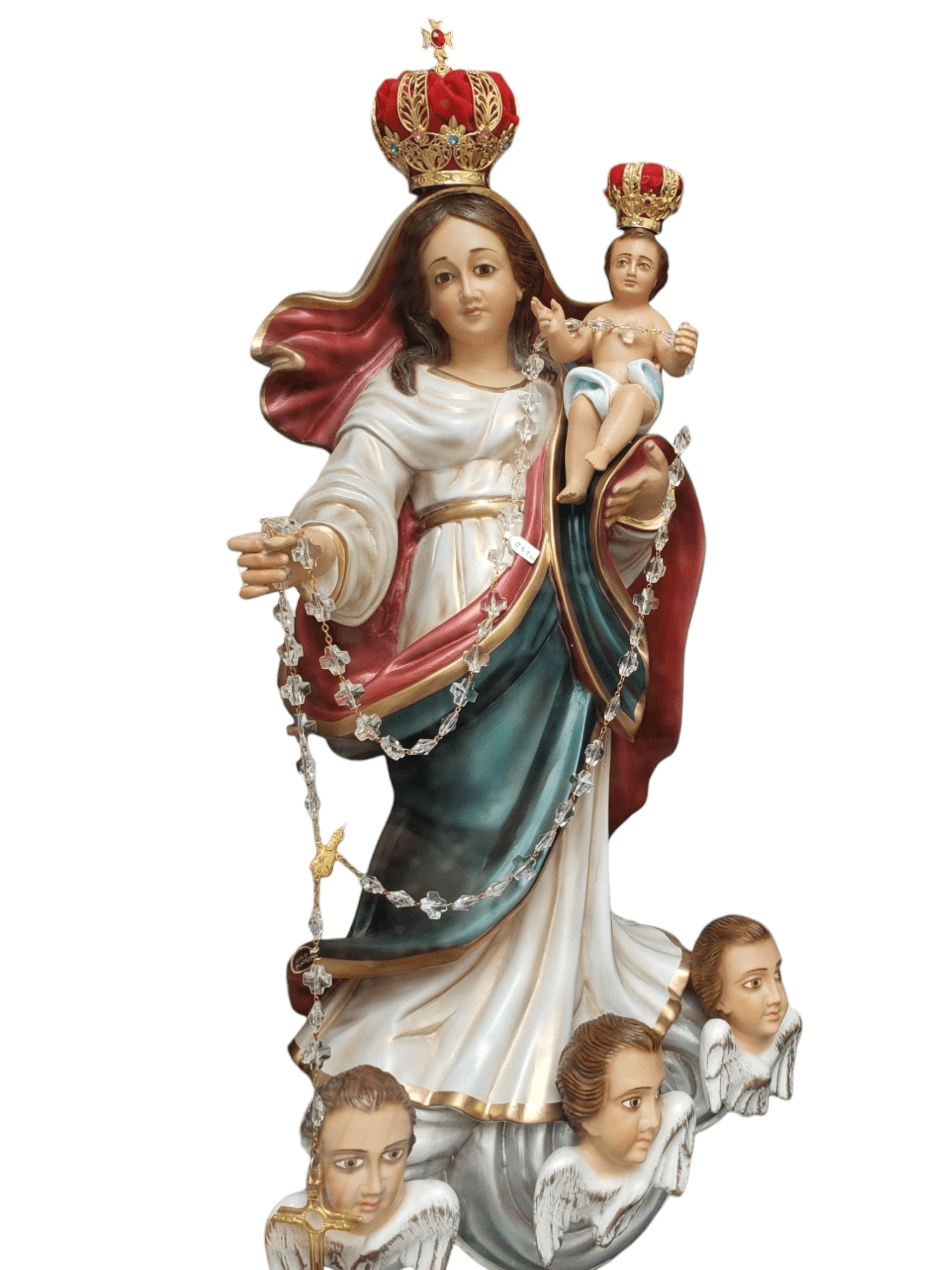 Imagem de Nossa Senhora do Rosário-TerraCotta Arte Sacra