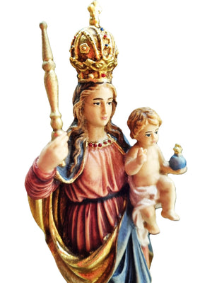 Imagem de Nossa Senhora dos Milagres em Madeira Italiana 16 cm-TerraCotta Arte Sacra