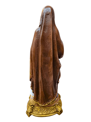 Imagem de Santa Ana em Pó de Mármore Colorida 20 cm-TerraCotta Arte Sacra