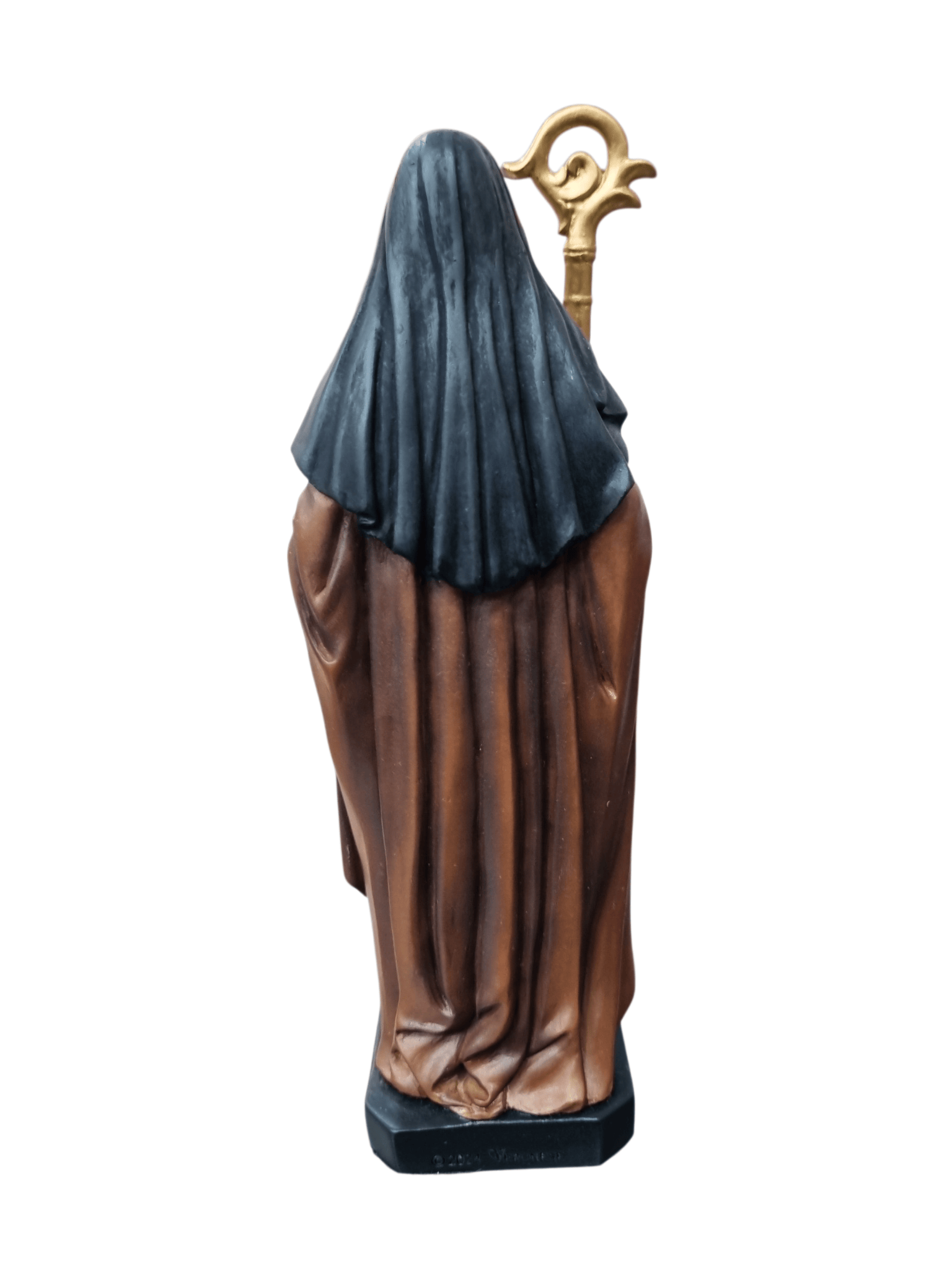 Imagem de Santa Brígida em Resina Colorida 16 cm-TerraCotta Arte Sacra