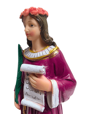 Imagem de Santa Cecília em Resina 20 cm-TerraCotta Arte Sacra