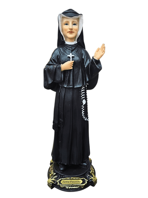 Imagem de Santa Faustina em Resina 30 cm-TerraCotta Arte Sacra
