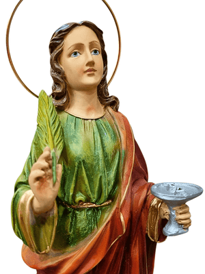 Imagem de Santa Luzia em Resina de 30 cm-TerraCotta Arte Sacra
