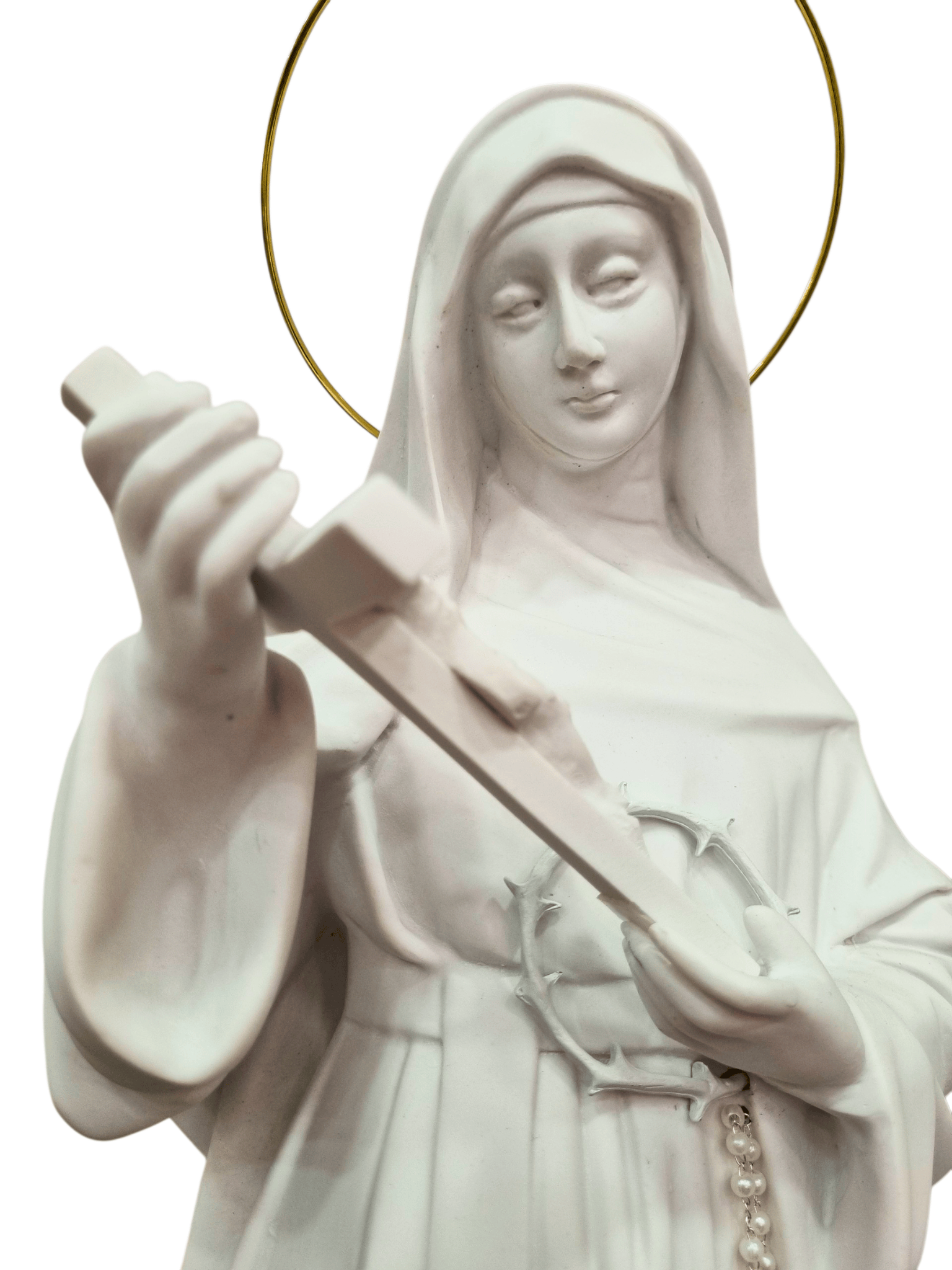 Imagem de Santa Rita em Pó de Mármore 60cm-TerraCotta Arte Sacra