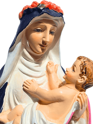 Imagem de Santa Rosa de Lima em Resina 20 cm-TerraCotta Arte Sacra