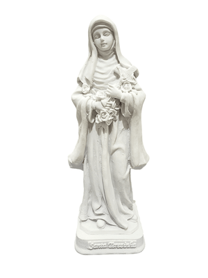 Imagem de Santa Terezinha em Pó de Mármore 20 cm-TerraCotta Arte Sacra