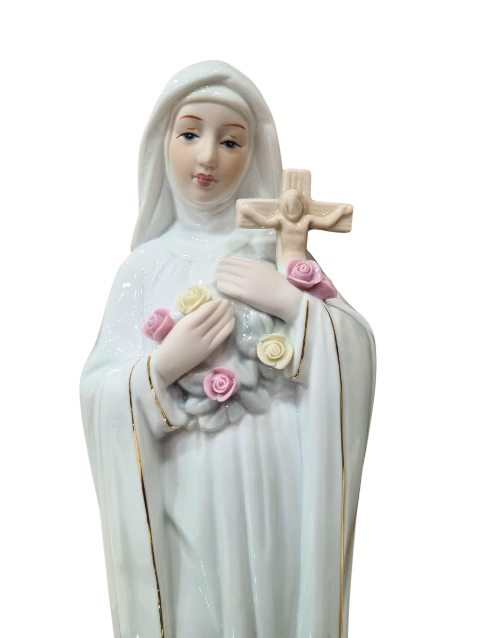 Imagem de Santa Terezinha em Porcelana 30 cm-TerraCotta Arte Sacra
