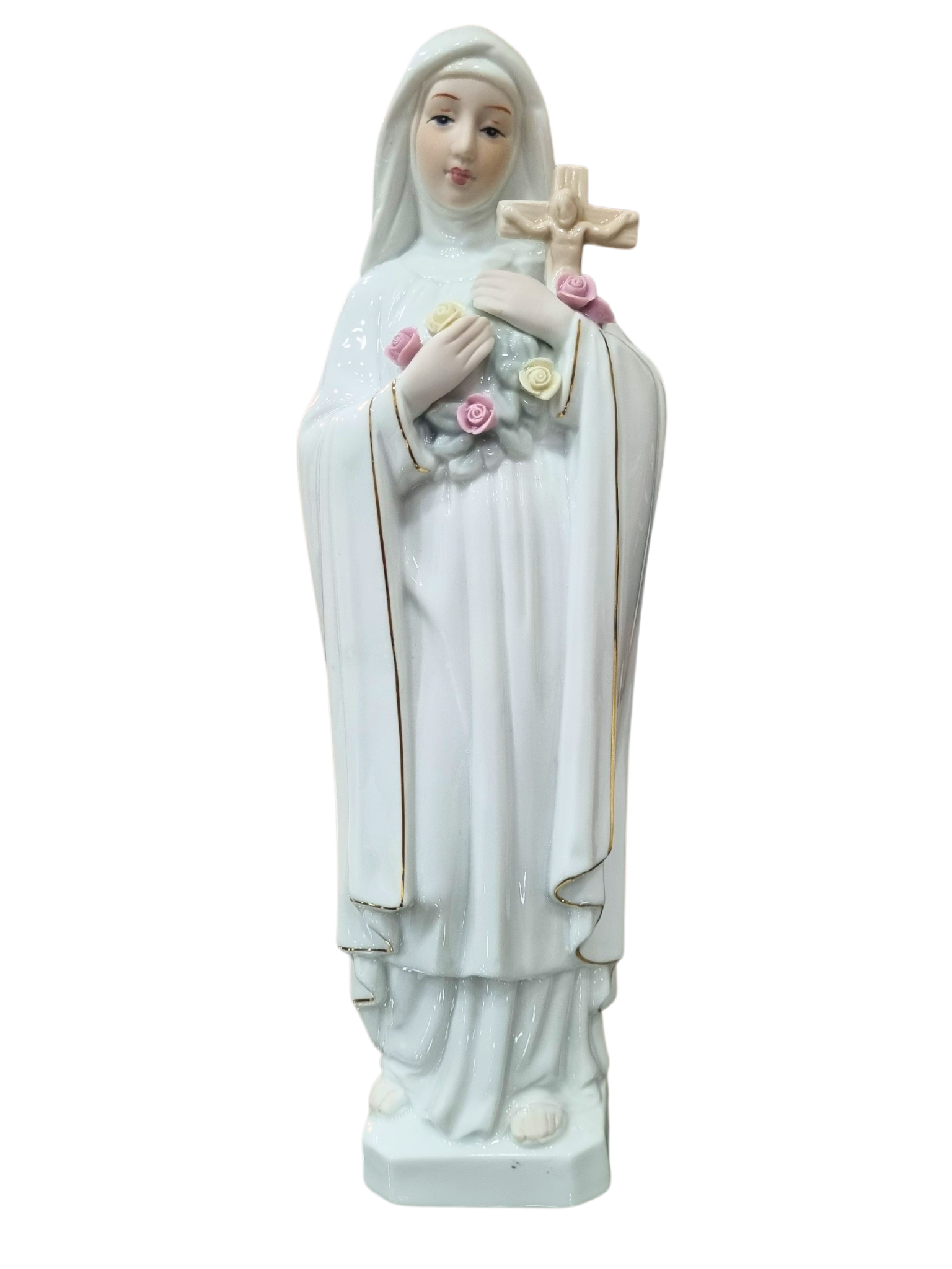 Imagem de Santa Terezinha em Porcelana 30 cm-TerraCotta Arte Sacra