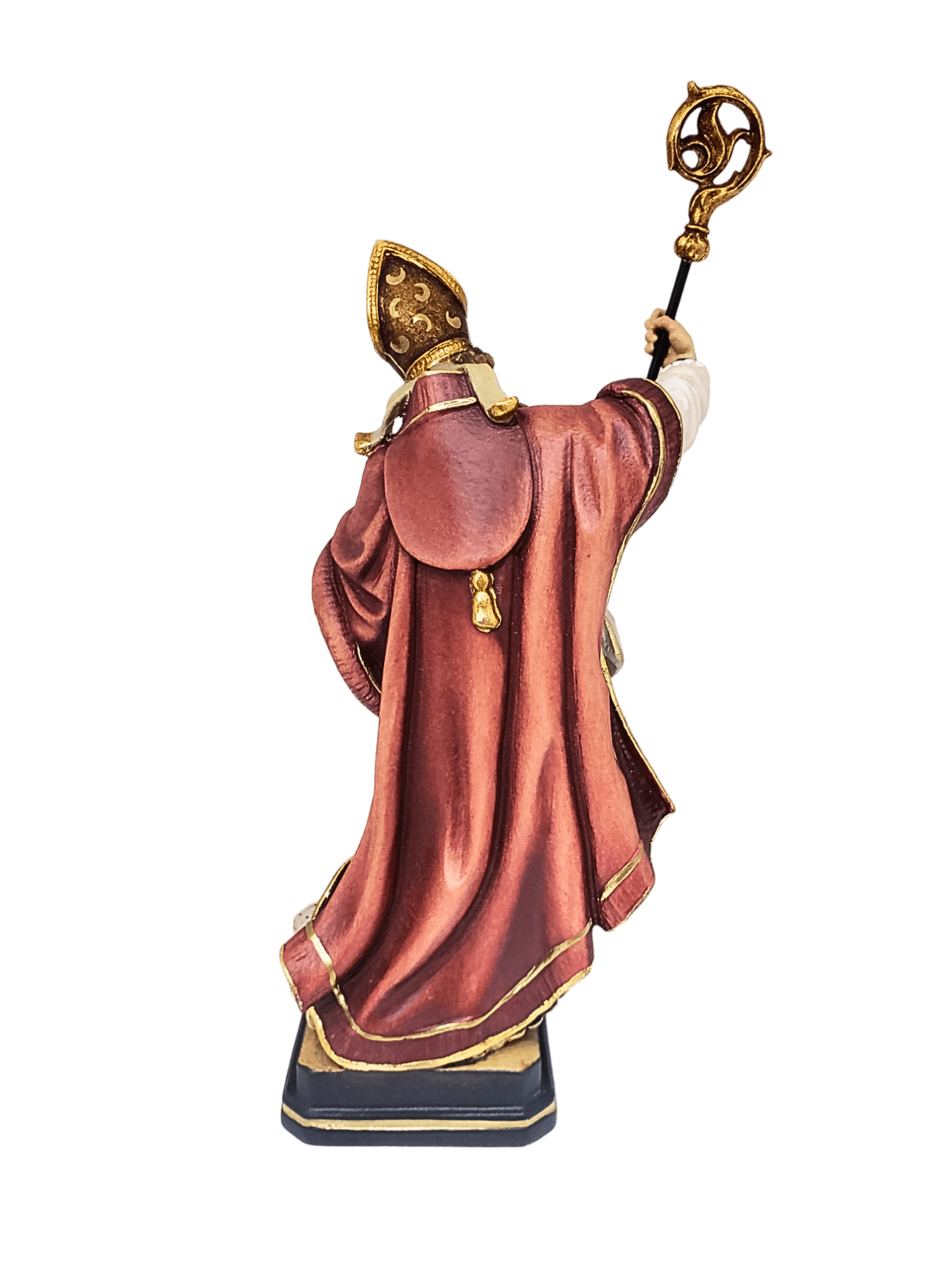 Imagem de Santo Agostinho de Madeira Italiana 20 cm-TerraCotta Arte Sacra