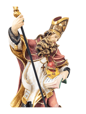 Imagem de Santo Agostinho de Madeira Italiana 20 cm-TerraCotta Arte Sacra