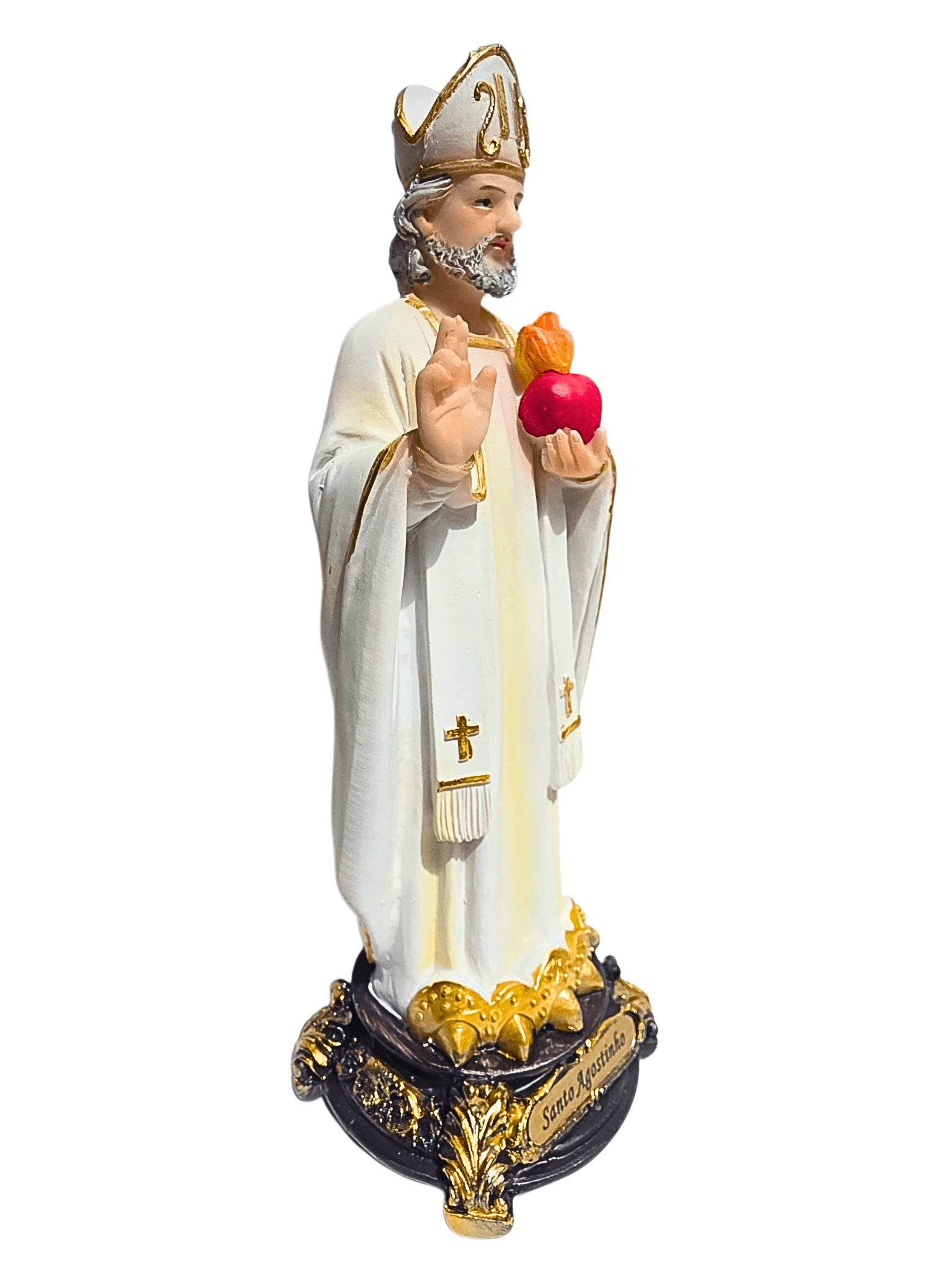Imagem de Santo Agostinho em Resina 20 cm-TerraCotta Arte Sacra