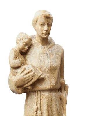 Imagem de Santo Antônio Estilizado em Madeira 15 cm-TerraCotta Arte Sacra
