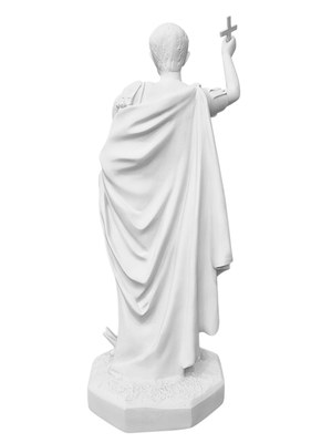 Imagem de Santo Expedito em Pó de Mármore 60 cm-TerraCotta Arte Sacra