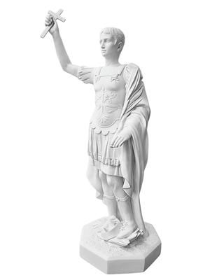 Imagem de Santo Expedito em Pó de Mármore 60 cm-TerraCotta Arte Sacra