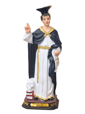 Imagem de Santo Ivo em Resina 20 cm-TerraCotta Arte Sacra