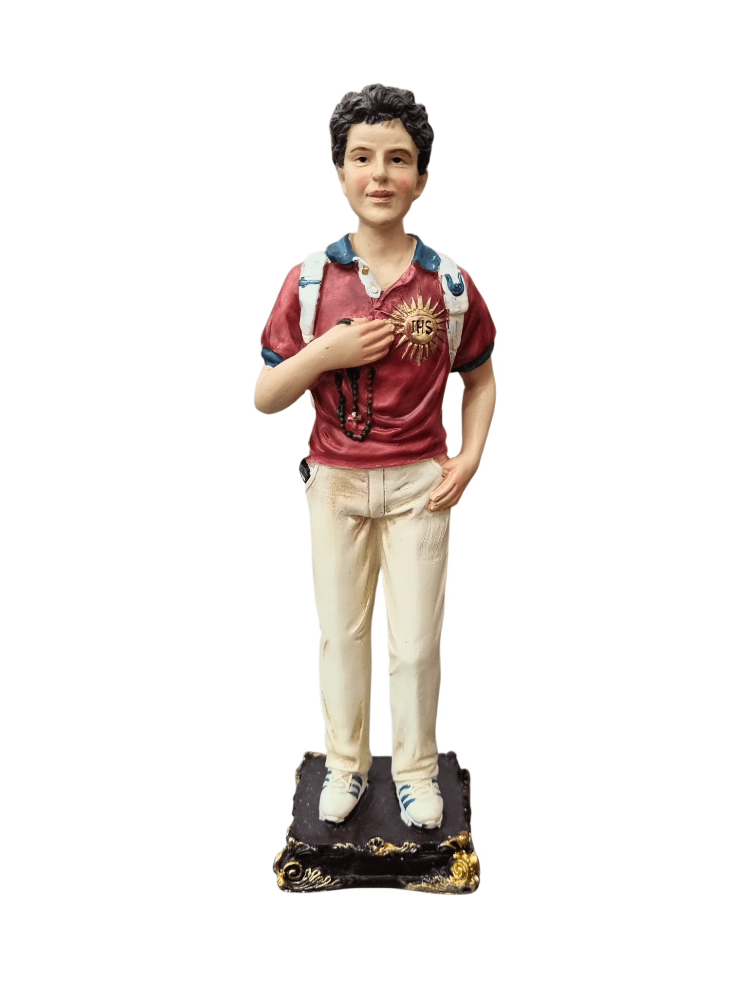 Imagem de São Carlo Acutis em Resina 20 cm-TerraCotta Arte Sacra