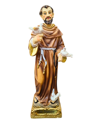 Imagem de São Francisco em Resina 13 cm-TerraCotta Arte Sacra
