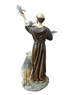 Imagem de São Francisco em Resina 30 cm-TerraCotta Arte Sacra