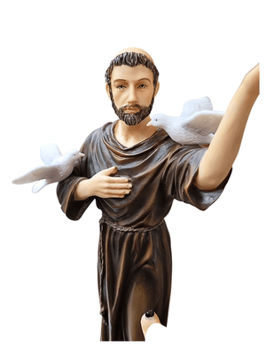 Imagem de São Francisco em Resina 30 cm-TerraCotta Arte Sacra