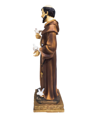 Imagem de São Francisco em Resina 30 cm-TerraCotta Arte Sacra