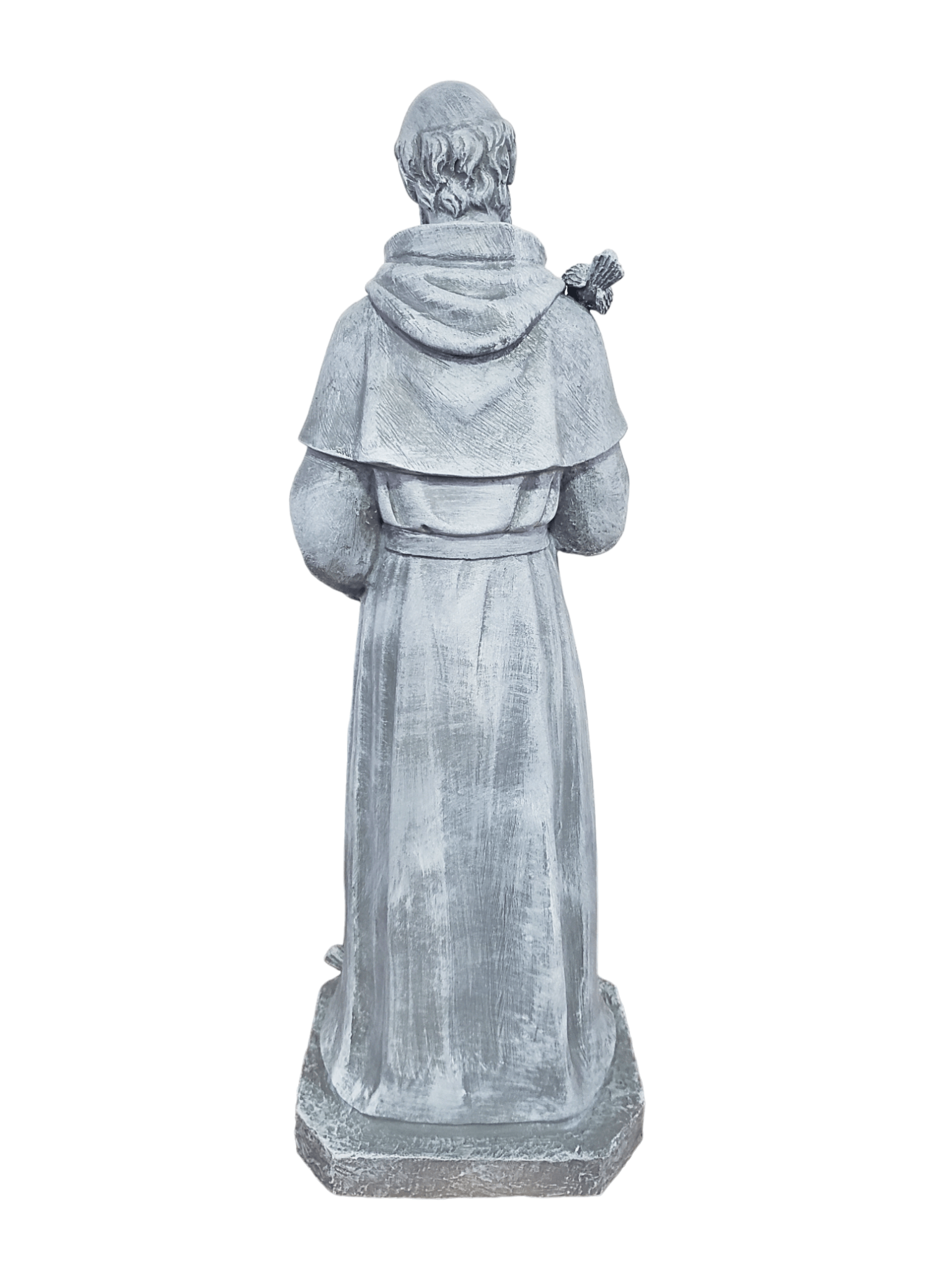 Imagem de São Francisco em Resina Estilo Pedra 62 cm-TerraCotta Arte Sacra