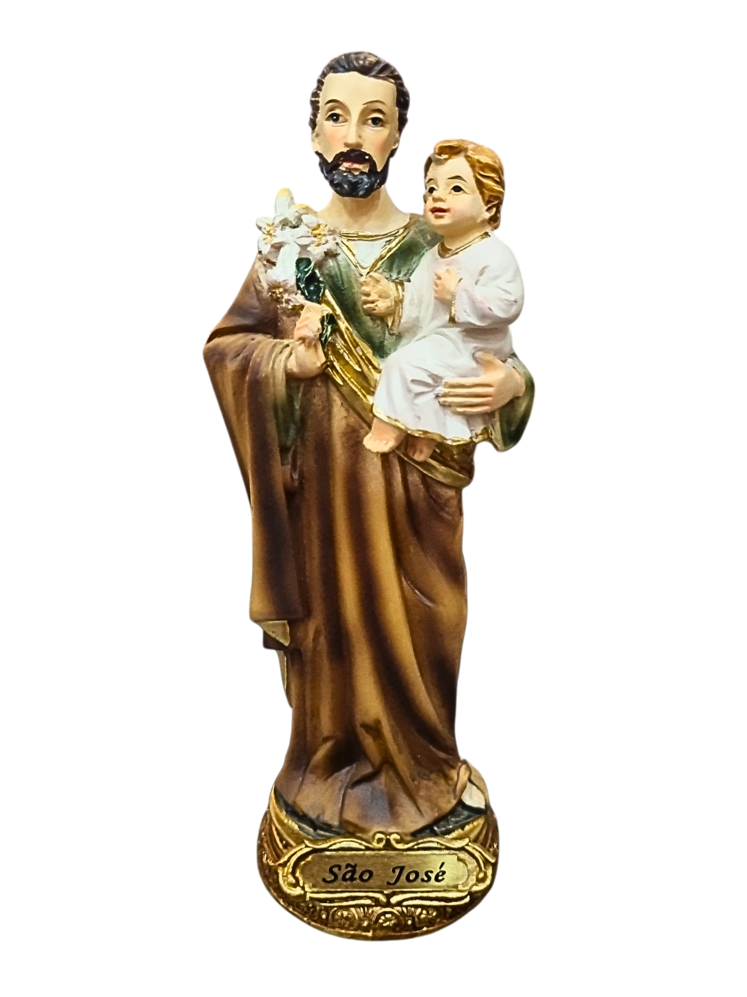 Imagem de São José em Resina 10 cm-TerraCotta Arte Sacra