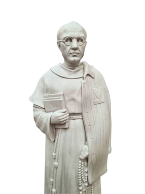 Imagem de São Maximiliano Kolbe em Resina 20 cm-TerraCotta Arte Sacra
