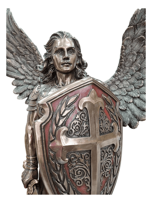 Imagem de São Miguel Arcanjo sem Demônio Acabamento em Bronze 72 cm-TerraCotta Arte Sacra