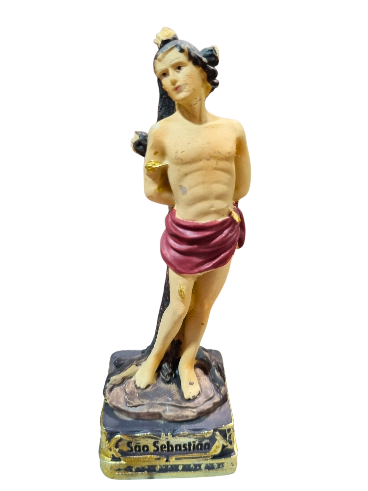 Imagem de São Sebastião em Resina 9 cm-TerraCotta Arte Sacra