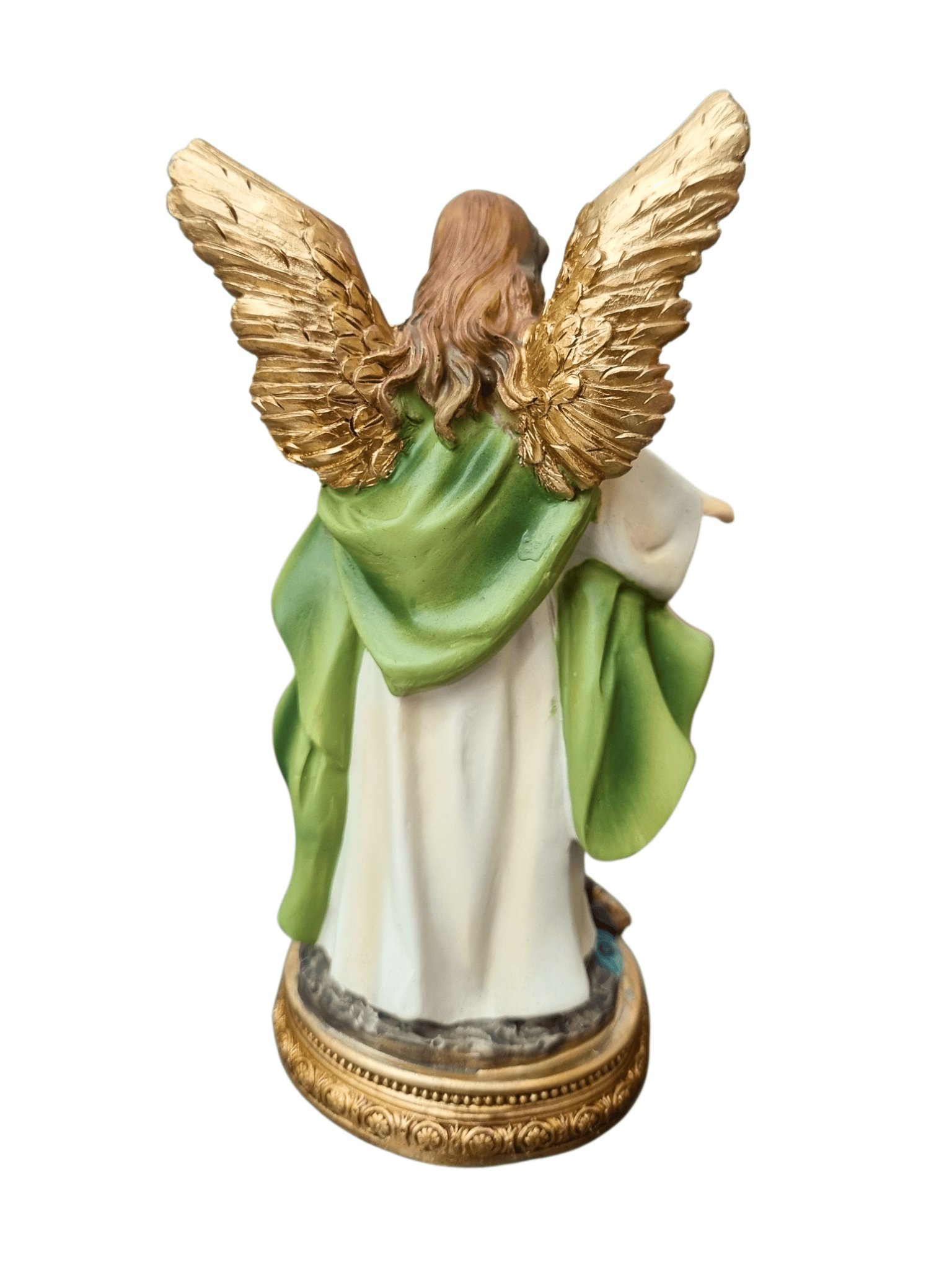 Imagem do Anjo da Guarda em Resina 13 cm-TerraCotta Arte Sacra