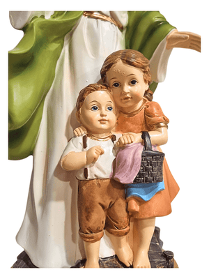 Imagem do Anjo da Guarda em Resina 30 cm-TerraCotta Arte Sacra