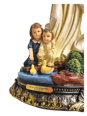 Imagem do Anjo da Guarda em Resina 40 cm-TerraCotta Arte Sacra