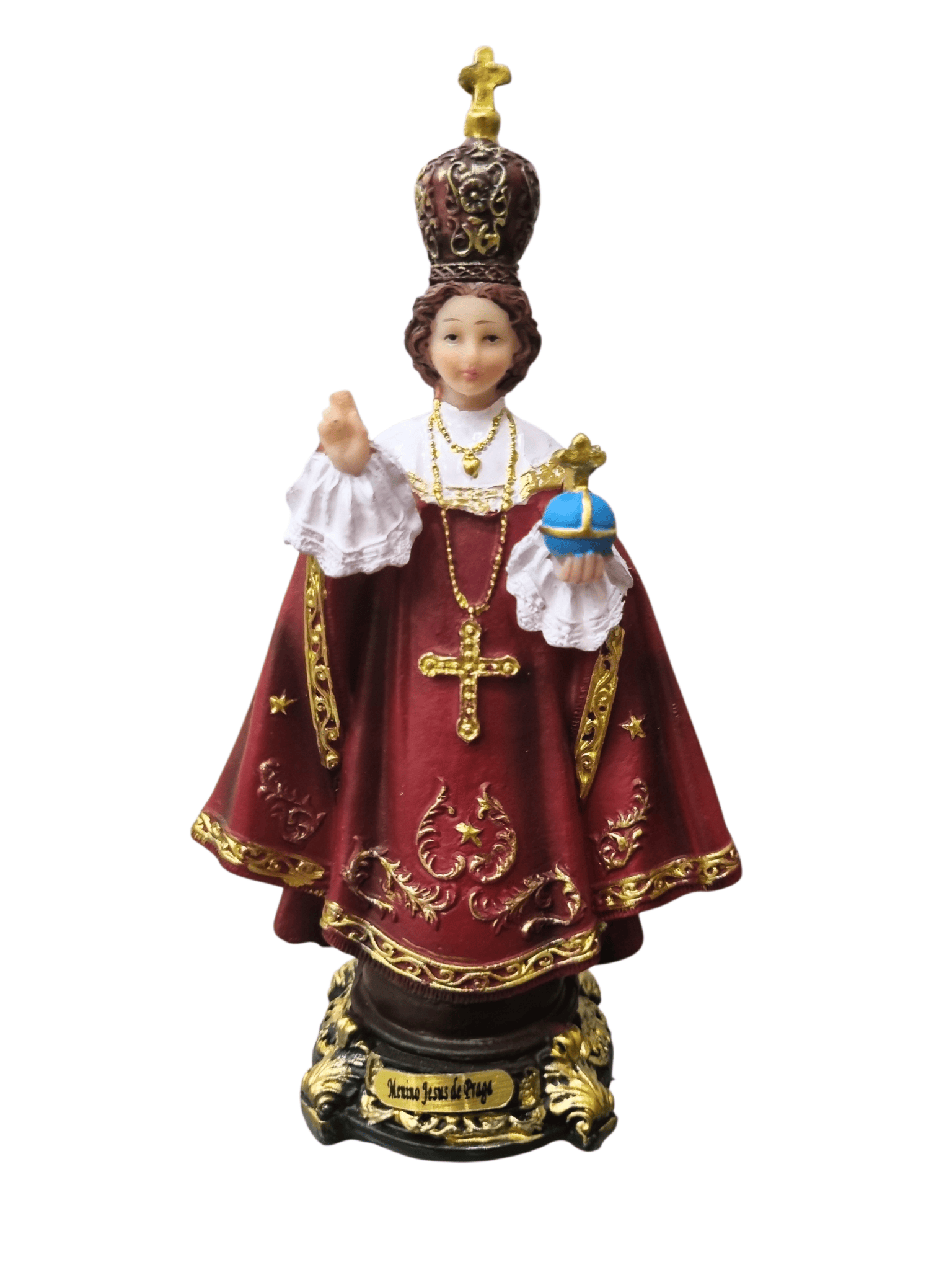 Imagem do Menino Jesus de Praga 12,5 cm-TerraCotta Arte Sacra