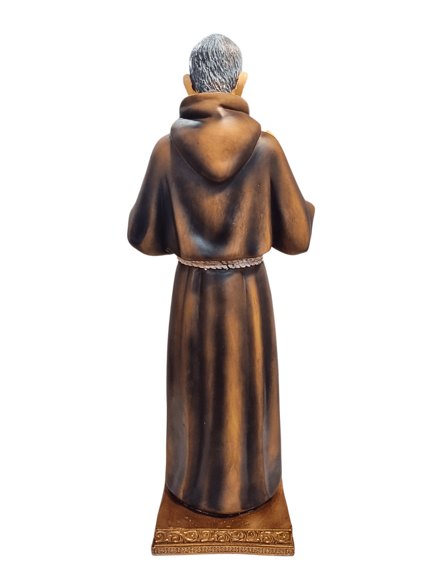 Imagem do Padre Pio em Resina 40 cm-TerraCotta Arte Sacra