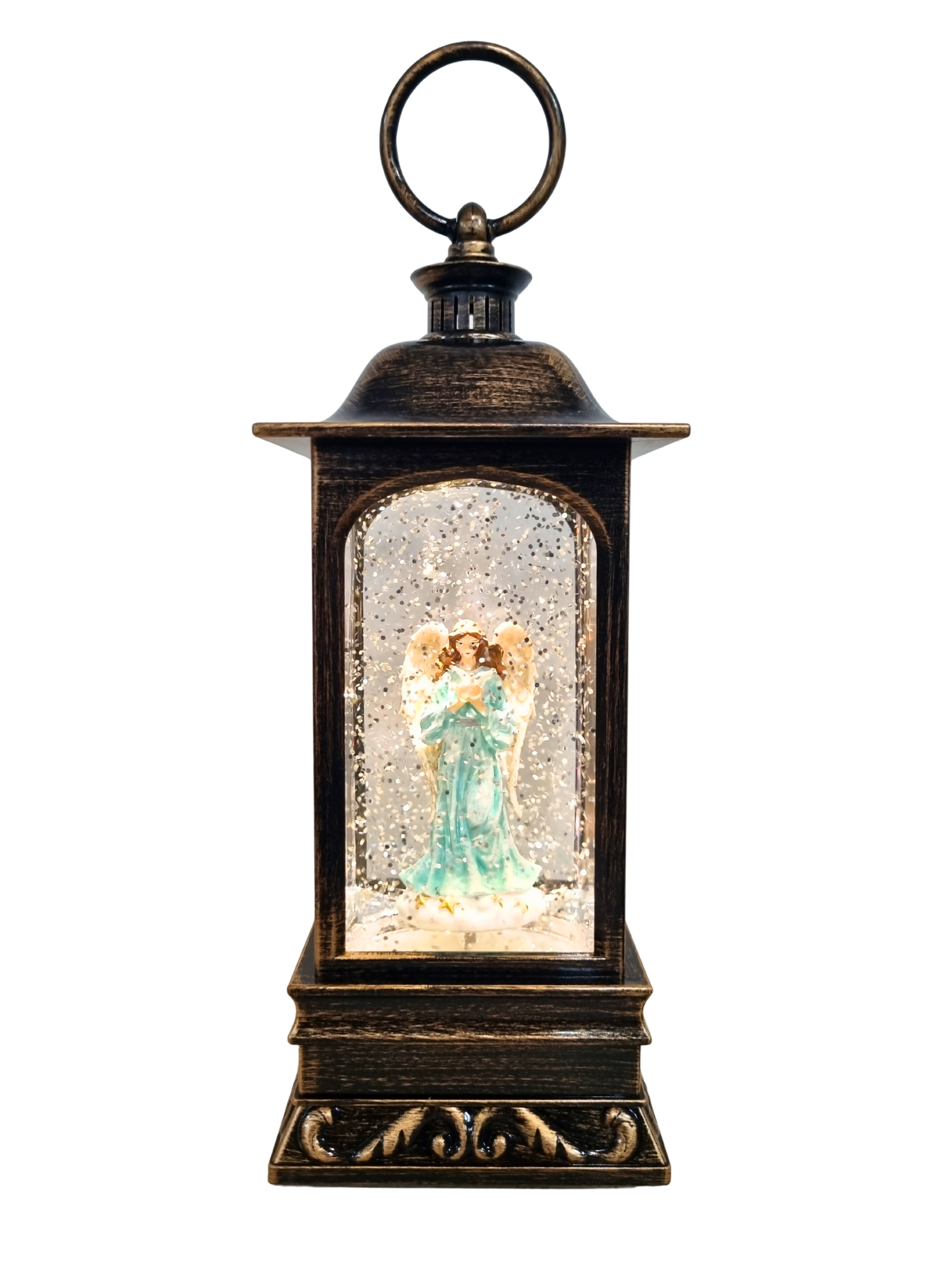 Luminária Anjo Azul 26 x 10 cm-TerraCotta Arte Sacra